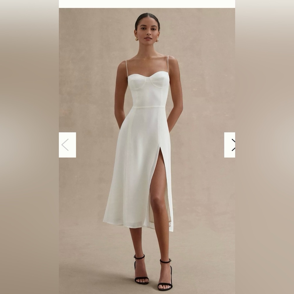 Reformation Juliette Dress - White